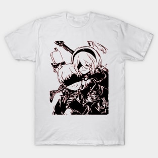 Nier Automata 2B and 9S T-Shirt